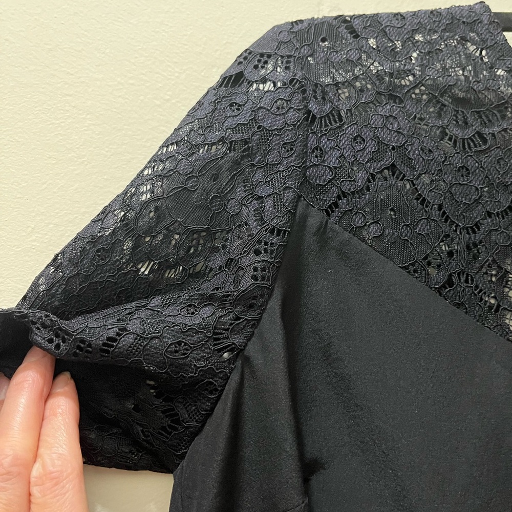 Sézane Adeline Blouse in Noir, FR Size 40 (US 8) - Picture 9 of 15